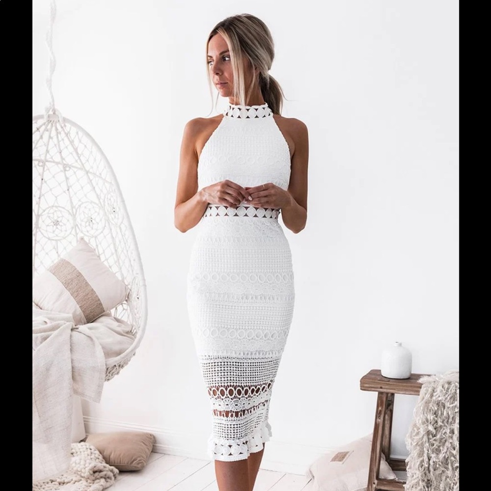 Beautiful midi dress from Chalk Gazelle Boutique